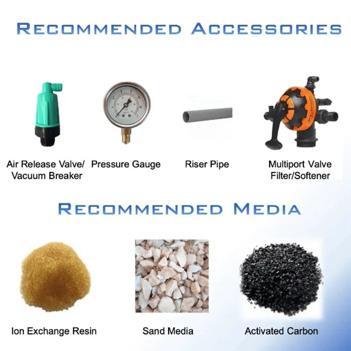 FRP filter tank accessory